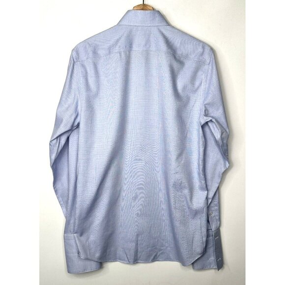 Banana Republic Mens Shirt Camden Button Up Standard Fit Non Iron Stretch Blue S - Picture 2 of 9